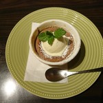 居酒家 Bistro ちゃぶや - ホットチョコレートケーキ&バニラアイス