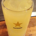 京都 下町のお好み焼き 昌・べた焼きの専門店 - シークワーサーチューハイ400円