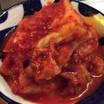 京都 下町のお好み焼き 昌・べた焼きの専門店 - キムチ