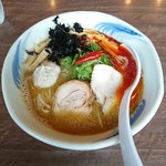 我流麺舞 飛燕 - 次世代醬辛濃厚鶏白鯛らーめん  @850円(2017.08)