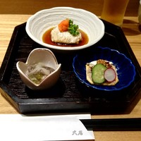 手打ちそば 大石 - 全てが美味しいお通し