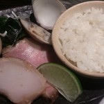 つけ麺一燈 - 貝と昆布の冷やし細つけそば (蛤)