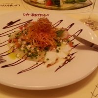 ラ・ベットラ・ダ・オチアイ ナゴヤ - 鯛のカルパッチョ