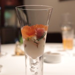 モトイ - 夏野菜と銀紙鯵のクープ