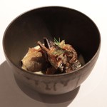 モトイ - 鮎とトウモロコシのスープ