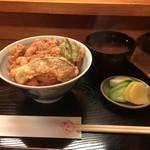 天さく - 久しぶりのかき揚げ丼