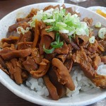 なかむら屋 - どて丼　コーヒーと吸い物付き　500円税別