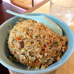 ポパイ 西口店 - 「ラーメン＋焼きめし(ミニ)セット」(700円)の焼きめし。