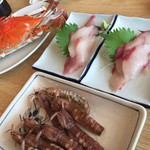 まるは食堂旅館 - シャコ&ハマチ