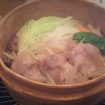 ぽっくる亭 - 黒豚野菜せいろ蒸し