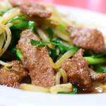 大連 - 豚肉のレバーとニラ炒め＠税込680円