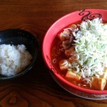 らぁ麺 武者気 マツノ - 麻婆麺とライス