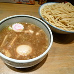 麺屋 狢 - つけめん（中）、半チャーシュー、味玉