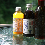 渓谷展望カフェ - 無農薬のジュース