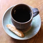 渓谷展望カフェ - ビスコッティが一本付いてきます