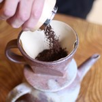 渓谷展望カフェ - 香りも楽しめます