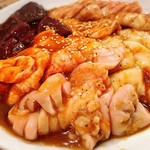 ホルモンミックス。よーくよーく焼きましょう！