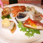 これ、私の取り分♪前菜です＾＾