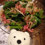 Ota Kou - ほうれん草サラダ Spinach Salad at Otako, Kinugasa！♪☆(*^o^*)