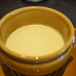 レストラン　ノリ　エ　ノジ - 藤沢産朝採れトウモロコシのスープ