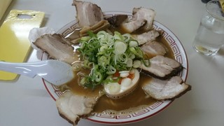 ラーメン麺雅 - ガチ煮干チャーシュー