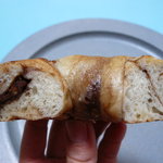 窯 - オーガニックチョコシナモンの断面