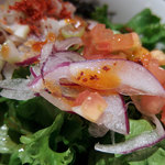 アジトイズム - 創作冷やしまぜそば辛MISO・MIX（850円）
      