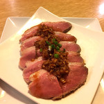 酒楽亭 空庵 - にんにく鴨ロース580円