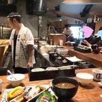 蔵人厨 金鯱 - カウンター席