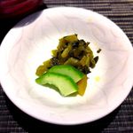 伊万里 櫓庵治 - 食事 香の物　2017.6.26