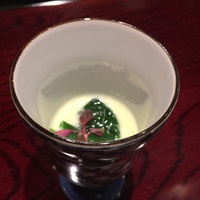 鉄板焼き いわ倉 - 枝豆すり流し