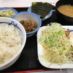 Matsuya Tokushima Ekimae Ten - エッグ定食牛皿(税込400円)(2017.08現在)