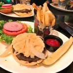 The Perfect Pint - サーティファイド・アンガス・ビ―フ使用のバーガーだそうな。