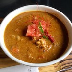 スプーンソング - チキンのサンバルカレー(辛口)