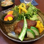 ジャム cafe 可鈴 - 今週のメイン「ハンバーグ ジャポネソース」