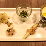 三輪亭 - 突き出し盛り合わせ