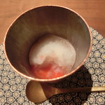 レストランよねむら - お口直しシャーベット