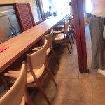 レストランよねむら - １Fカウンター、メインで使用されてます。