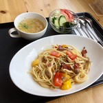 カフェふれんず - 【今週(7/3～7)のパスタランチ/650円】ペペロンチーノ