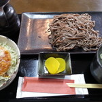 オオフナトのケムリ - もり＆ソースカツ丼（ハーフ）