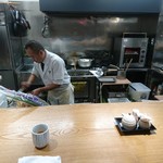 四季料理 海山 - オープンキッチン