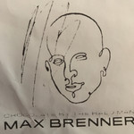 MAX BRENNER CHOCOLATE BAR - こちらが一筆書きで描けるお顔だがね〜♫❗️