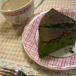 菓匠茶屋  - 抹茶ケーキと珈琲でお茶タイムしました。