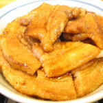 ぶた丼のとん田 - とん田　バラぶた丼（肉大盛）