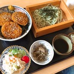 Atema - タレかつ丼セット(うどん)(1,300円)