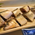 英ちゃん冨久鮓 - 鮎 背ごし