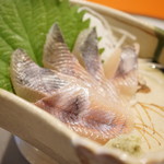 わらび野 - 岩魚のお刺身（2017/5）