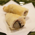 わらび野 - 山独活の岩魚巻き（2017/5）