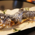 わらび野 - 岩魚の塩焼き（2016/10）