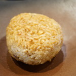 わらび野 - 松茸の焼きおにぎり（2016/10）